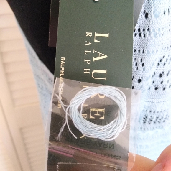 NWT Ralph Lauren Willow Blue Sleeveless Knit Midi Dress M MSRP $219 - Picture 12 of 12